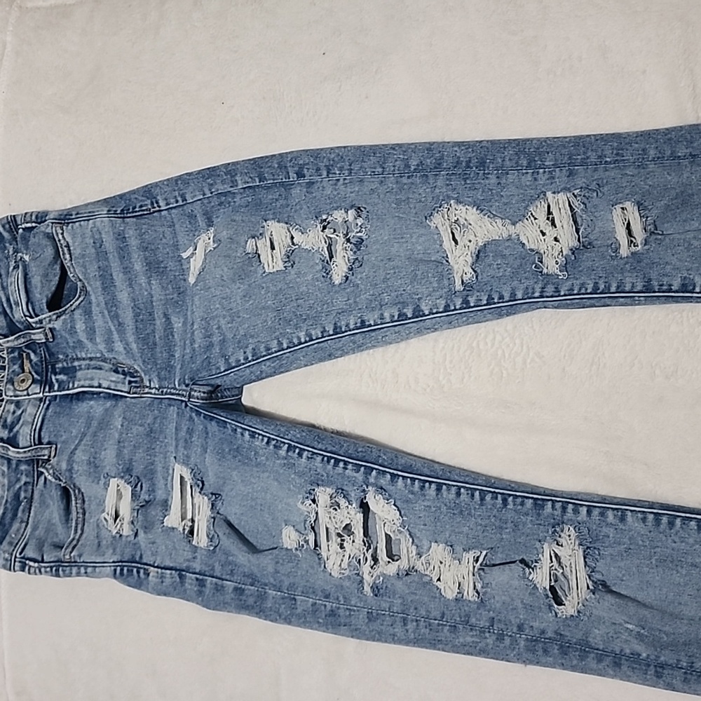 American eagle ne(x)t level stretch ripped skinny jeans